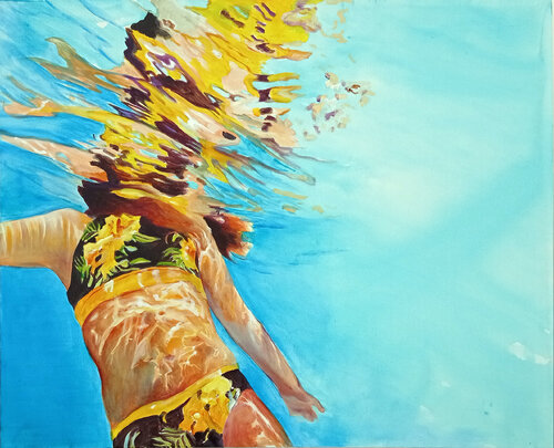 évanescence by Maude Ovize, 油畫 for Sale on Singulart