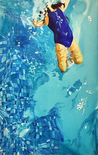 joy by Maude Ovize, 油畫 for Sale on Singulart