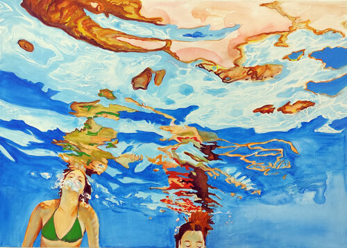 chorégraphie by Maude Ovize, 油畫 for Sale on Singulart
