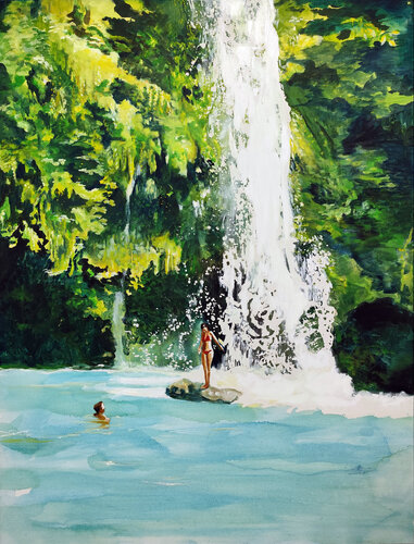 Au commencement by Maude Ovize, 油畫 for Sale on Singulart