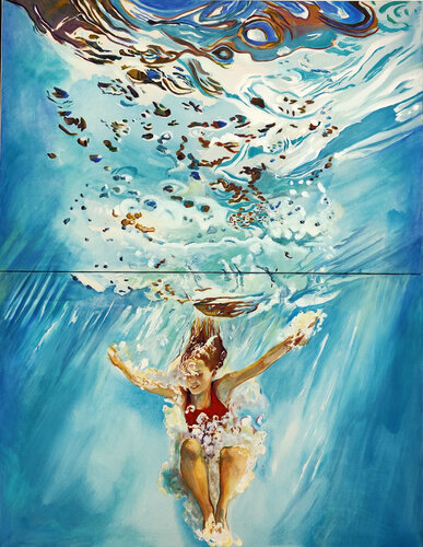 Joie d'été by Maude Ovize, 油畫 for Sale on Singulart