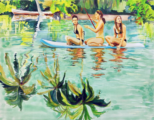 heavenly di Maude Ovize, Pittura in vendita su Singulart