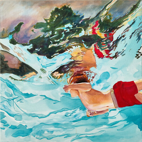 Diffraction 4 by Maude Ovize, 油畫 for Sale on Singulart
