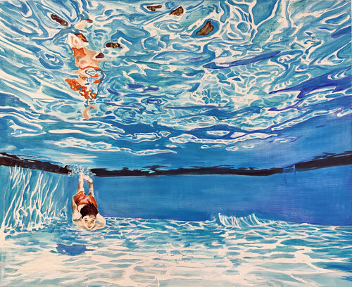 cathédrale de lumière van Maude Ovize, Schilderij te koop op Singulart