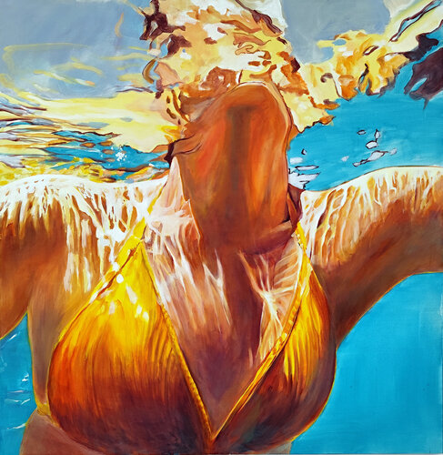 Danse irisée, écho lumineux by Maude Ovize, Painting for Sale on Singulart