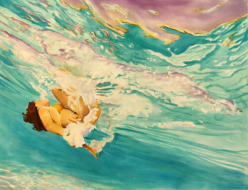 Ivresse by Maude Ovize, Painting for Sale on Singulart