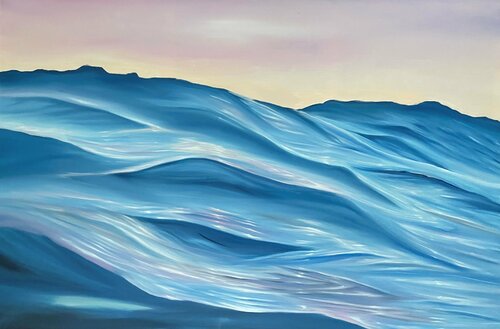 Refreshing Glow Seascape van Alanah Jarvis, Schilderij te koop op Singulart