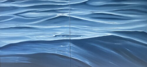 Cool Ocean di Alanah Jarvis, Pittura in vendita su Singulart
