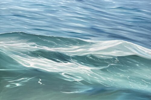 Listening to the Sea van Alanah Jarvis, Schilderij te koop op Singulart