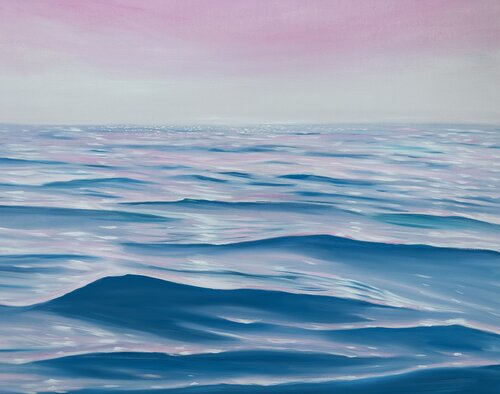 Love Hearts at the Beach House van Alanah Jarvis, Schilderij te koop op Singulart