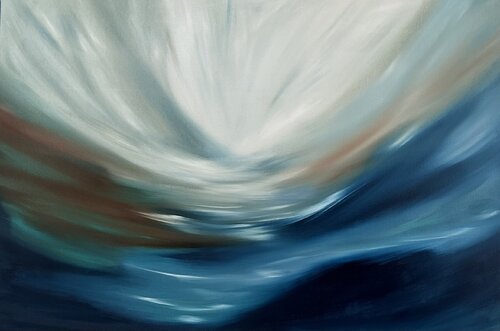 Looking out to the distance van Alanah Jarvis, Schilderij te koop op Singulart
