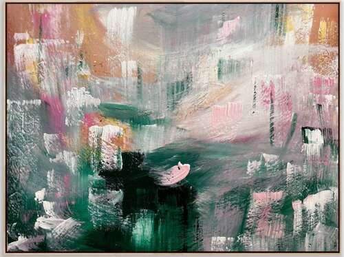 Faded Florals & Forest Hues van Alanah Jarvis, Schilderij te koop op Singulart