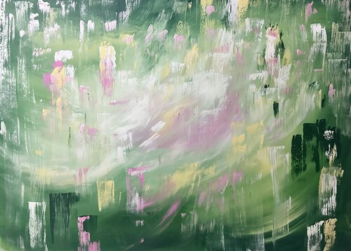 Happiness Grows Here van Alanah Jarvis, Schilderij te koop op Singulart