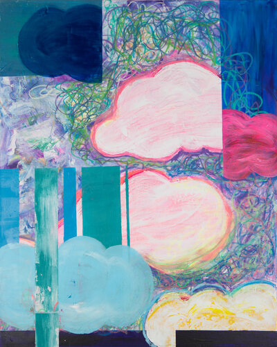 Reflections on Meditation: The Clouds von Eunice Kim, Malerei kaufen auf Singulart