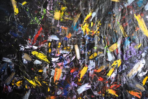 Abstrakt Farbenspiel Nr. 104 von Udo von Gelden, Malerei kaufen auf Singulart