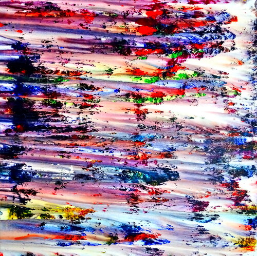 Abstrakt Line - Bewegung suggeriert eine dynamische und expressive Art von Formen Farben Bewegung und Energie vermittelt Udo von Gelden