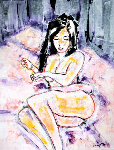 Besinnlichkeit von Udo von Gelden, Malerei kaufen auf Singulart