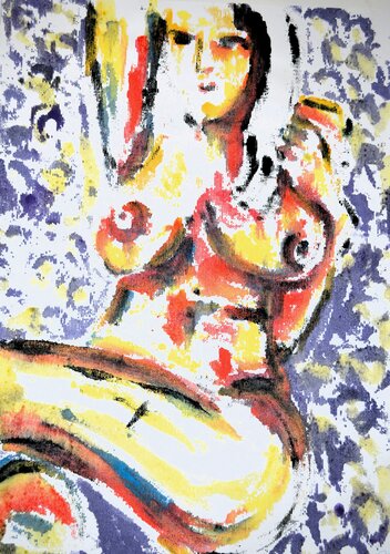 Akt Frau van Udo von Gelden, Schilderij te koop op Singulart