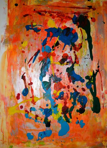 Abstrakt Farbenspiel van Udo von Gelden, Schilderij te koop op Singulart