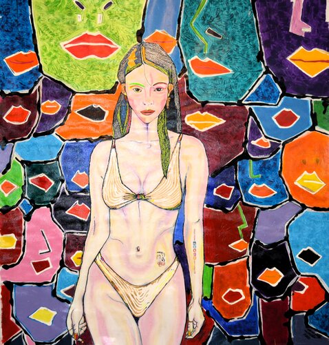 Faces von Udo von Gelden, Malerei kaufen auf Singulart