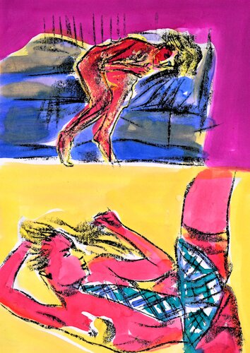 Akt Frau van Udo von Gelden, Schilderij te koop op Singulart