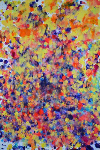 Abstrakt Farbenspiel Nr. 504 von Udo von Gelden, Malerei kaufen auf Singulart