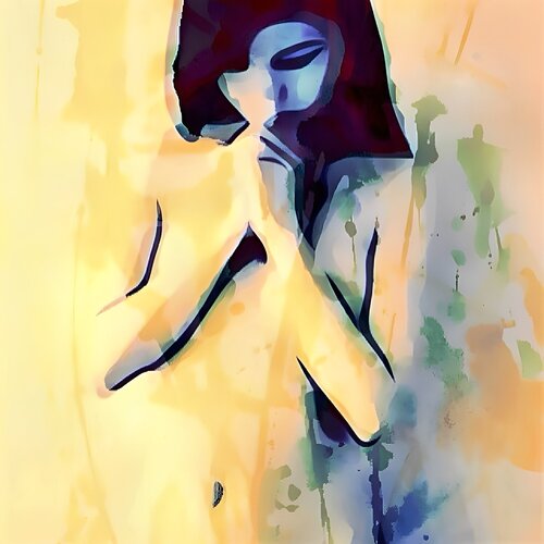 Akt Frau von Udo von Gelden, Digital kaufen auf Singulart