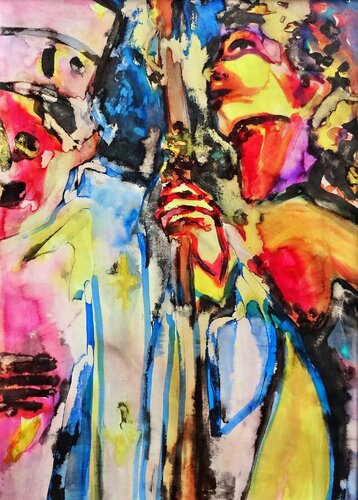 Glaube ? van Udo von Gelden, Schilderij te koop op Singulart