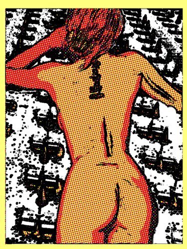 girl on the beach par Udo von Gelden, Photographie en vente sur Singulart