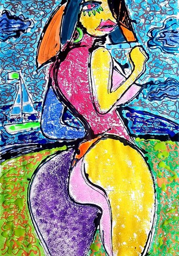 ArtGirls van Udo von Gelden, Schilderij te koop op Singulart