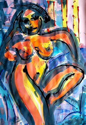 ArtGirls van Udo von Gelden, Schilderij te koop op Singulart