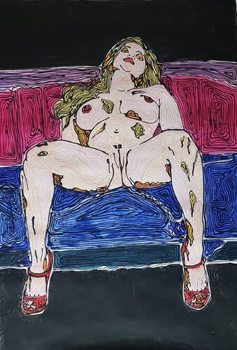 ArtGirls van Udo von Gelden, Schilderij te koop op Singulart