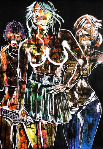 ArtGirls by Udo von Gelden, Painting for Sale on Singulart