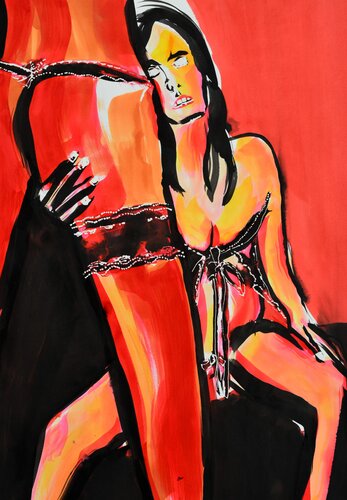 ArtGirls von Udo von Gelden, Malerei kaufen auf Singulart