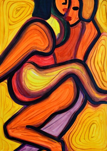 ArtGirls van Udo von Gelden, Schilderij te koop op Singulart