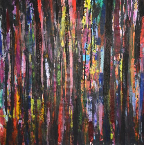 Abstrakt Farbenspiel 2026 April by Udo von Gelden, Painting for Sale on Singulart