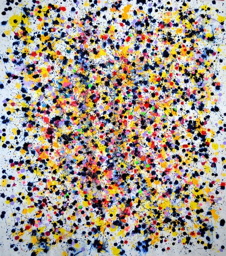 Abstrakt Farbenspiel Nr. 2077 by Udo von Gelden, Painting for Sale on Singulart