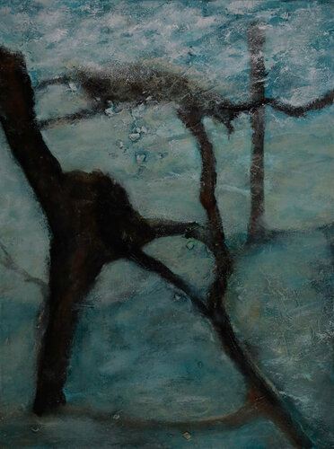 Rooted, but Flowing! 1 van Petra Knauer, Schilderij te koop op Singulart
