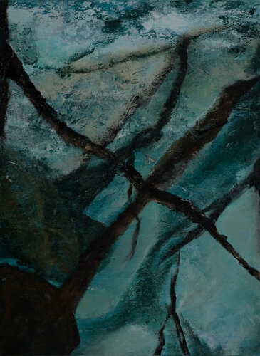 Rooted, but Flowing! II von Petra Knauer, Malerei kaufen auf Singulart