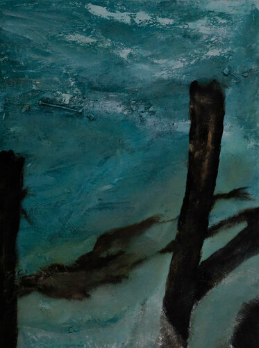 Rooted, but Flowing! III von Petra Knauer, Malerei kaufen auf Singulart