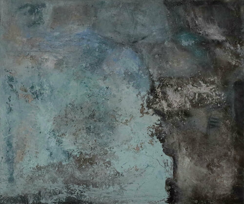 "… plötzlich scheint ein Blau sich zu verneuen“ (R.M. Rilke) von Petra Knauer, Malerei kaufen auf Singulart