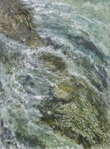 Panta Rhei IV van Petra Knauer, Schilderij te koop op Singulart