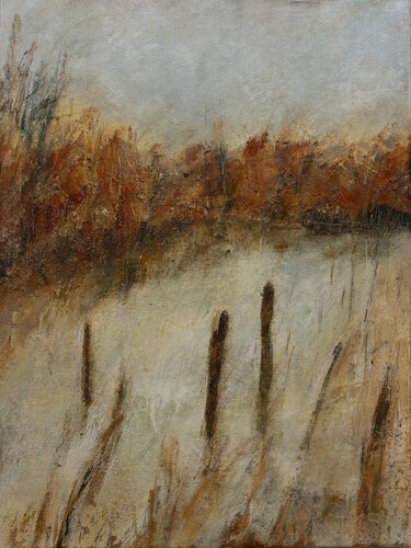 Landschaft Moor I van Petra Knauer, Schilderij te koop op Singulart