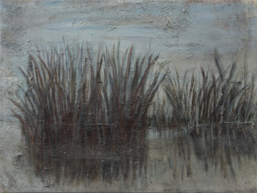 Landschaft Moor VI van Petra Knauer, Schilderij te koop op Singulart