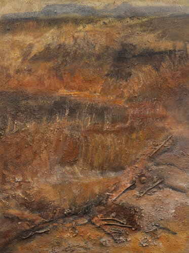 Landschaft Moor IX van Petra Knauer, Schilderij te koop op Singulart