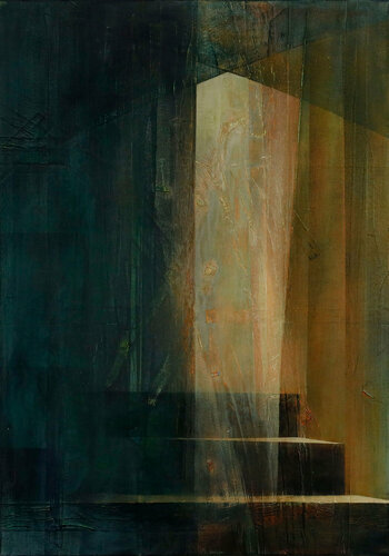 "... wag es nur zum Licht zu dringen." II (H. Ibsen) de Peter Knauer, Pintura a la venta en Singulart