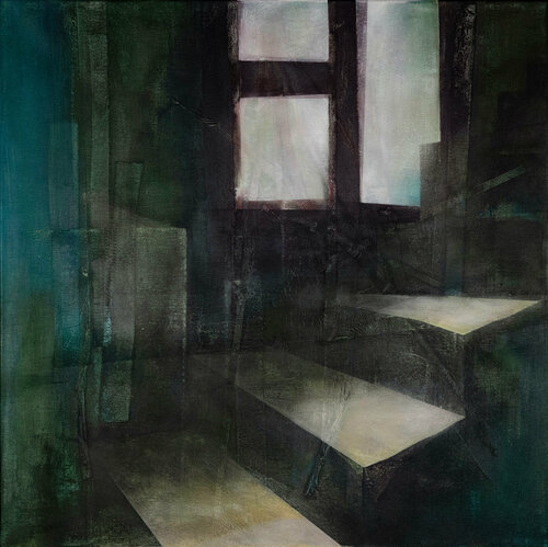 Das Flüstern verlassener Orte V de Peter Knauer, Pintura a la venta en Singulart