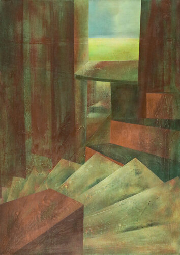 Das Flüstern verlassener Orte VIII by Peter Knauer, 회화 for Sale on Singulart