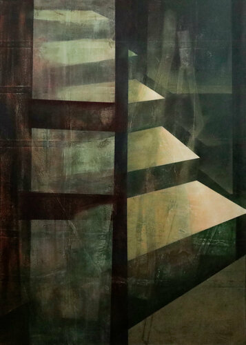 "... wag es nur zum Licht zu dringen." III (H. Ibsen) de Peter Knauer, Pintura a la venta en Singulart