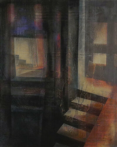 Licht - Zärtlichkeit des Raumes IV by Peter Knauer, 회화 for Sale on Singulart